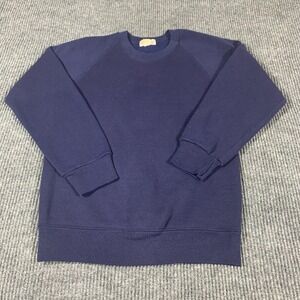 VTG Cheetah Mervyns Sweatshirt Mens Medium Pullover Blank Cotton Blend 90s Retro